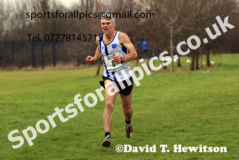 Mens 35s to 64s and, 2025 NEMAA Cross Country Champs., Acklam, Middlesbrough. Photo: David T. Hewitson/Sports for All Pics